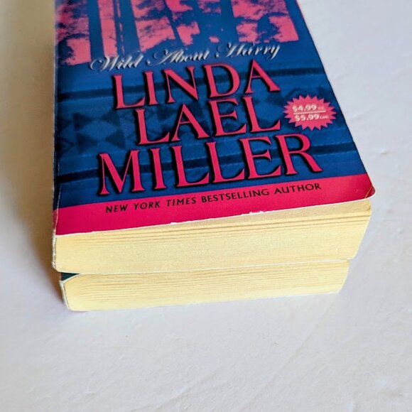 VTG Linda Lael Miller Harlequin Romance Lot Set of 2 Paperback Small - Picture 4 of 6